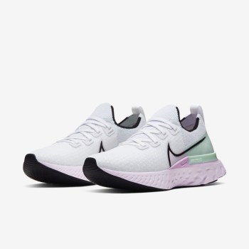 Nike React Infinity Run Flyknit - Női Túracipő - Fehér/Fekete